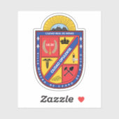 ペルーのCerro de Pascoの紋章 シール (シート)