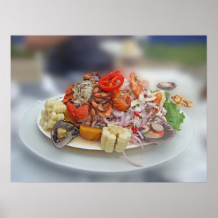 ペルーのCeviche ポスター