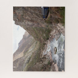 ペルーのMachu Picchuへのインカ人の柵の列車 ジグソーパズル