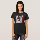 ペルーは私のDnaペルー国旗のチーム Tシャツ (正面フル)