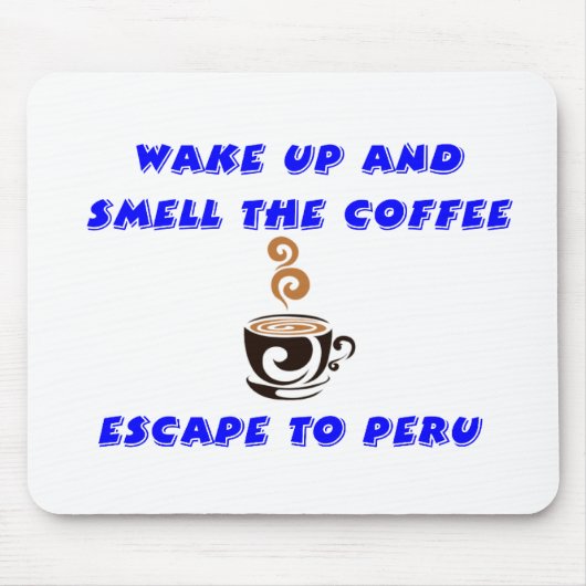 ペルーへ逃げろ マウスパッド (正面)