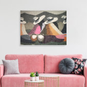 ペルーゴシップガールズウォールキャンバス キャンバスプリント (インサイチュ (リビング))