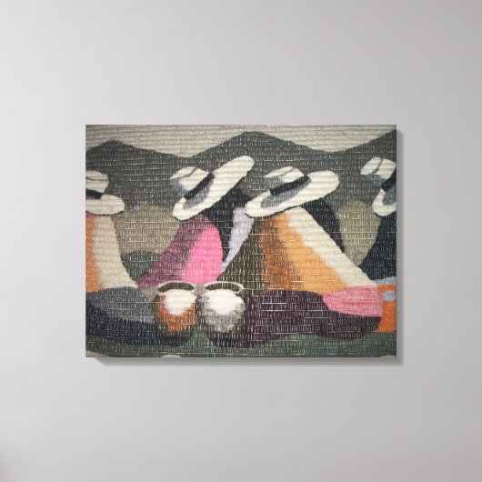 ペルーゴシップガールズウォールキャンバス キャンバスプリント (正面)