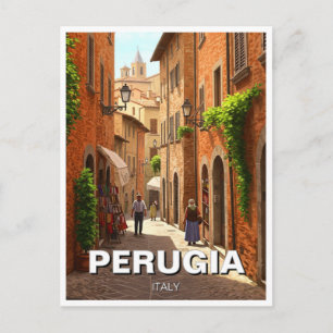 ペルージャイタリアトラベル ポストカード
