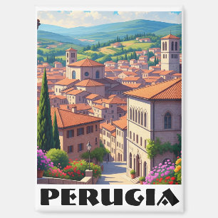 ペルージャイタリアトラベル マグネット