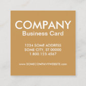 ペルーハゲワシの市街壁 スクエア名刺 (裏面)