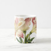 ペルーユリ(Alstromeria pelegrina)バイレドテ コーヒーマグカップ (中央)