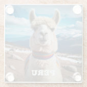ペルーラマ ガラスコースター (裏面)