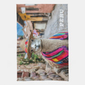 ペルーラマ キッチンタオル (縦)