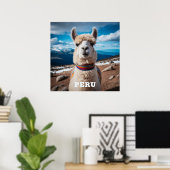 ペルーラマ ポスター (ホームオフィス)