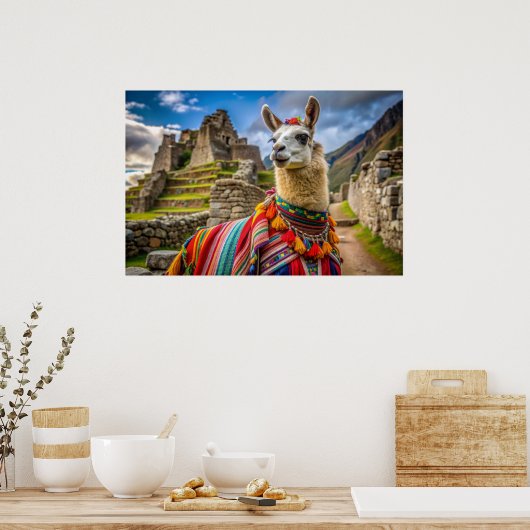 ペルーラマ ポスター (キッチン)