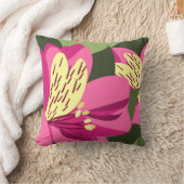 ペルーリリー クッション (ブランケット)