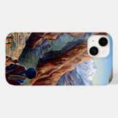 ペルーヴィンテージ旅行を訪れる Case-Mate iPhoneケース (裏面 (横))