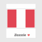 ペルー共和国国旗 シール (シート)