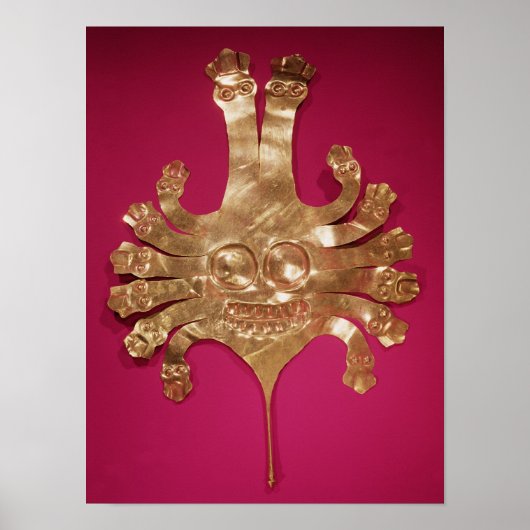 ペルー出身のメドゥーサの頭 ポスター (正面)