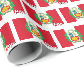 ペルー包装紙ペルー国旗の愛国心 ラッピングペーパー (ロールコーナー)