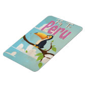 ペルー古旅行ポスター マグネット (左側)