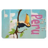 ペルー古旅行ポスター マグネット (横)