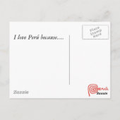 ペルー国営はがき ポストカード (裏面)