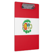 ペルー国旗が貼られた愛国的なクリップボード クリップボード (右)