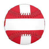 ペルー国旗とコート・オブ・アームズ 野球ボール (裏面)