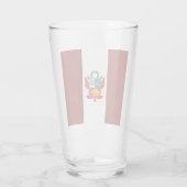 ペルー国旗のコート・オブ・アームズ タンブラーグラス (裏面)