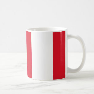 ペルー国旗のセラミックコーヒーマグ コーヒーマグカップ