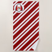 ペルー国旗のビーチタオル ビーチタオル (正面)