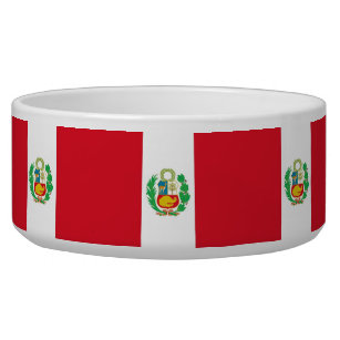 ペルー国旗のペットボウル ボウル