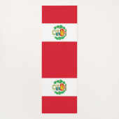 ペルー国旗を掲げた愛国的なヨガマット ヨガマット (裏面)