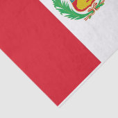 ペルー国旗を掲げた愛国的ティッシュペーパー 薄葉紙