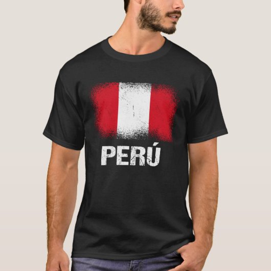 ペルー国旗ペルー1 Tシャツ (正面)