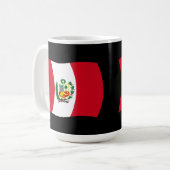 ペルー国旗マグカップ コーヒーマグカップ (正面左)