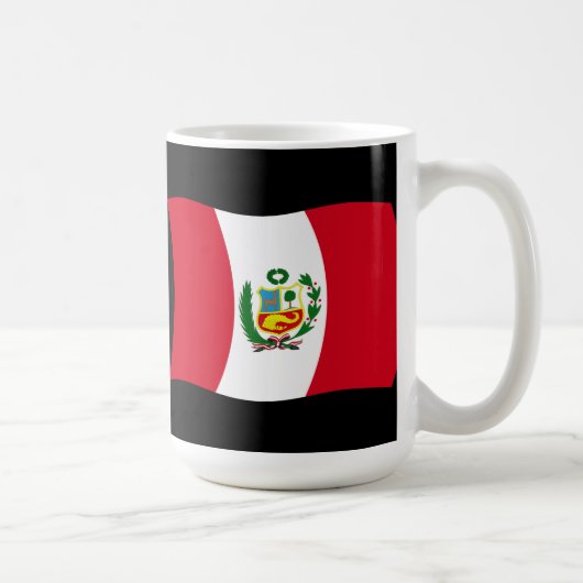 ペルー国旗マグカップ コーヒーマグカップ (右)