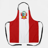 ペルー国旗 エプロン (正面)
