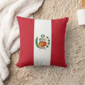 ペルー国旗 クッション (ブランケット)