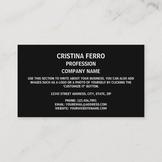 ペルー国旗&コート・オブ・アームズ、ペルー国旗 名刺 (裏面)