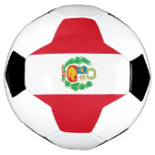 ペルー国旗 サッカーボール (回転)