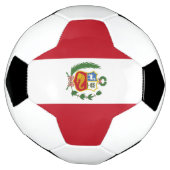 ペルー国旗 サッカーボール (回転)
