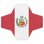 ペルー国旗 サッカーボール (フラット)