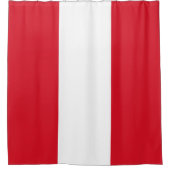 ペルー国旗 シャワーカーテン (正面)