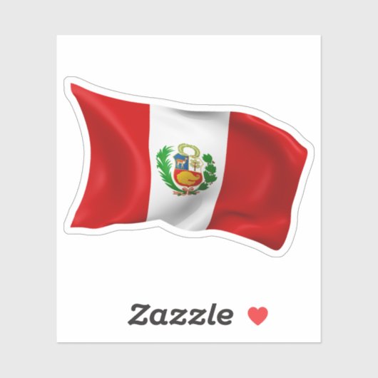 ペルー国旗 シール (シート)