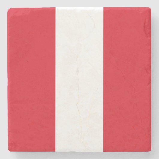 ペルー国旗 ストーンコースター (正面)