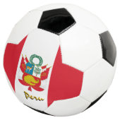 ペルー国旗/スポーツ サッカーボール (3/4)
