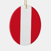 ペルー国旗 セラミックオーナメント (右)