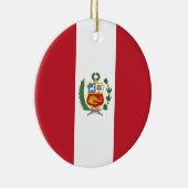 ペルー国旗 セラミックオーナメント (右)