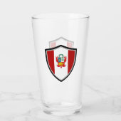 ペルー国旗 タンブラーグラス (裏面)