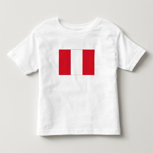 ペルー国旗 トドラーTシャツ (正面)