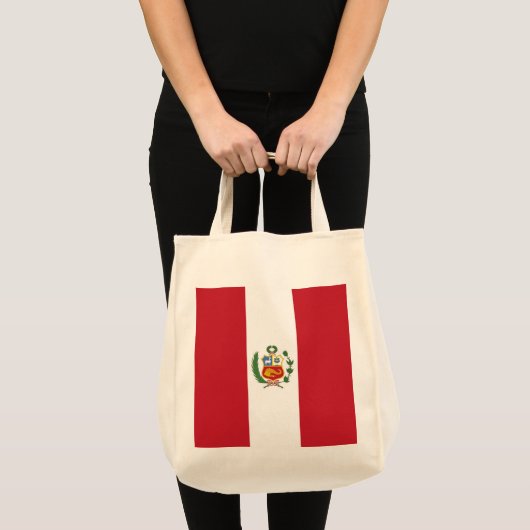 ペルー国旗 トートバッグ (正面(商品))