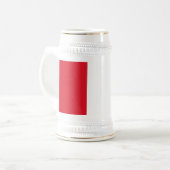 ペルー国旗 ビールジョッキ (正面左)